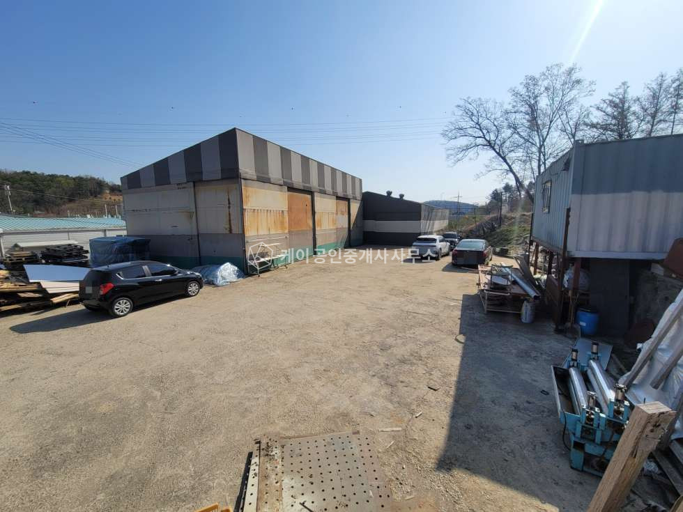 경기 파주시 월롱면 능산리 산단ic 2분, 전력 200kw, 천막포함 통487평 + 130평 천막, 40피트 츄레라, 단독마당 매매 매물번호 10748 사진 11