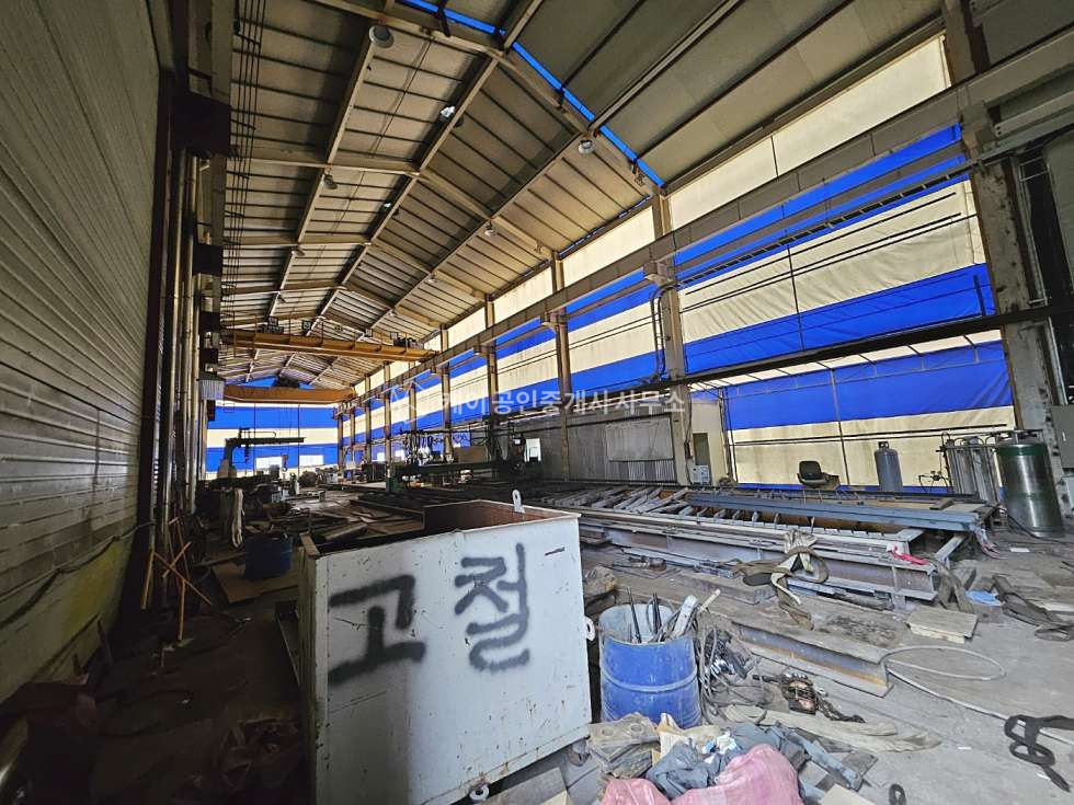 경기 화성만세구 팔탄면 덕우리 2차선 도로 접한, 호이스트 30t보유, 발안ic 인근, 분진액체도장부스, 태양광시설 매매 매물번호 10797 사진 5