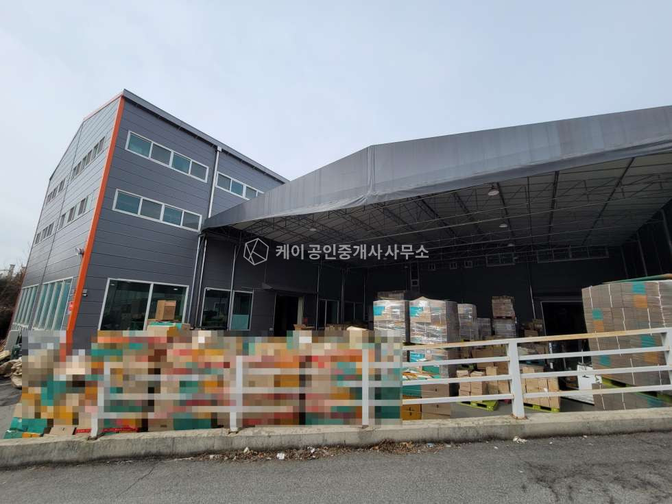 경기 파주시 오도동 파주시 2차선변 대형물류창고, 위치 좋음, 40ft 츄레라, 1,2층 각각 진입 가능, 단독마당, 운정신도시 인접, 매매도 가능 월세 매물번호 10581 사진 6