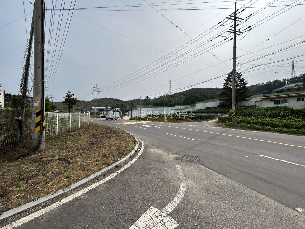 진입로 좌측