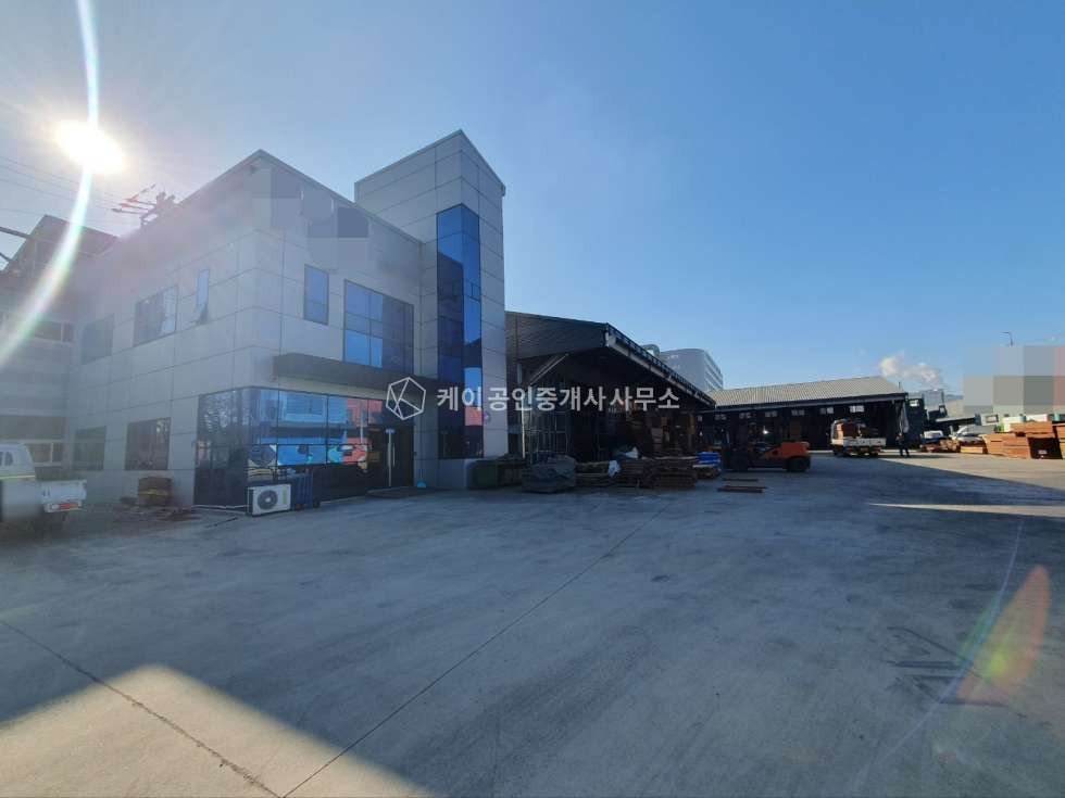 인천 서해구 원창동 남청라ic 1분, 대로변코너접, 마당넓은 단독공장, 전차량 진입가능 매매 매물번호 11344 사진 1