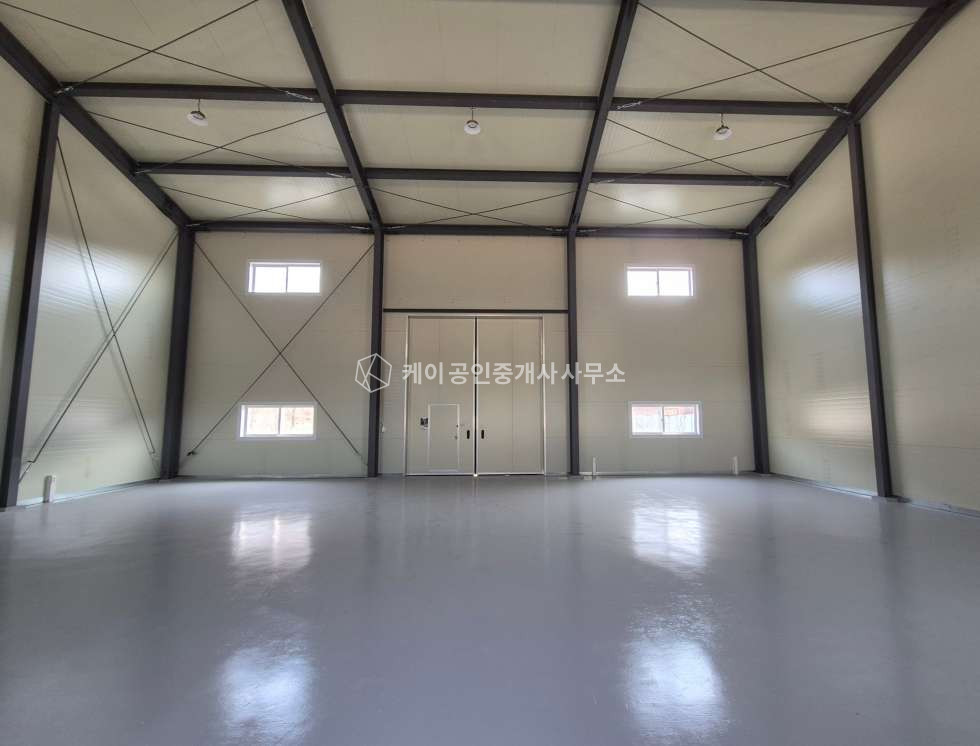 경기 양주시 은현면 도하리 신축60평 2개동, 9m층고, 2종근생제조,40ft추레라, 서양주IC7분, 단독마당 월세 매물번호 11760 사진 2
