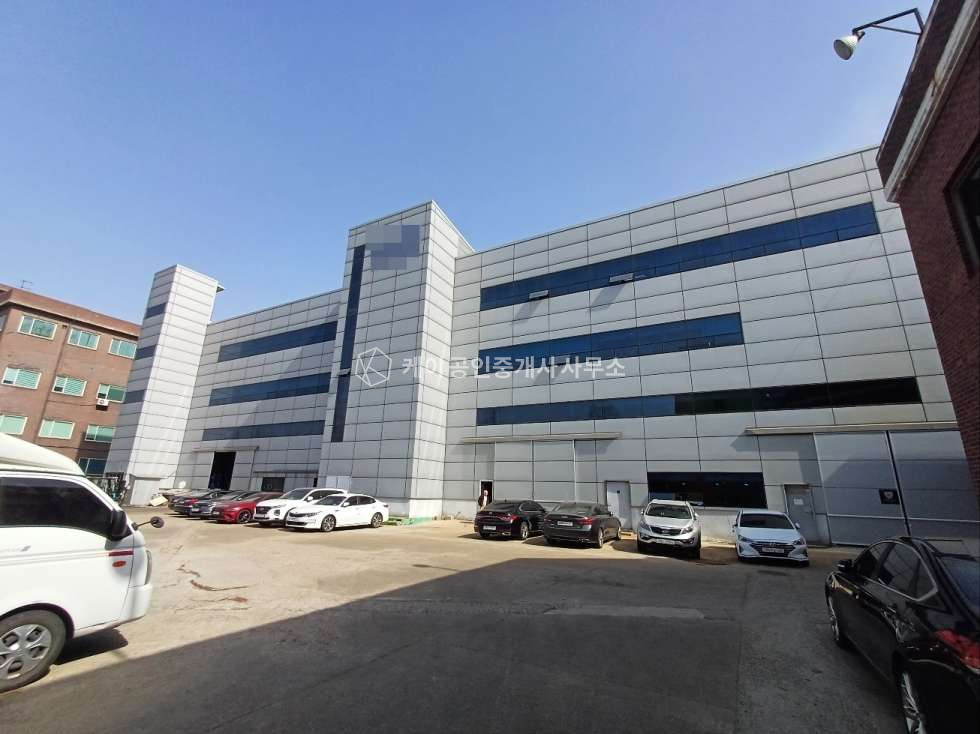 인천 남동구 고잔동 임대면적 120평 + 복층 사무실 40평, 고전력 200kw, 호이스트 2기, 넓은 마당 월세 매물번호 11786 사진 1