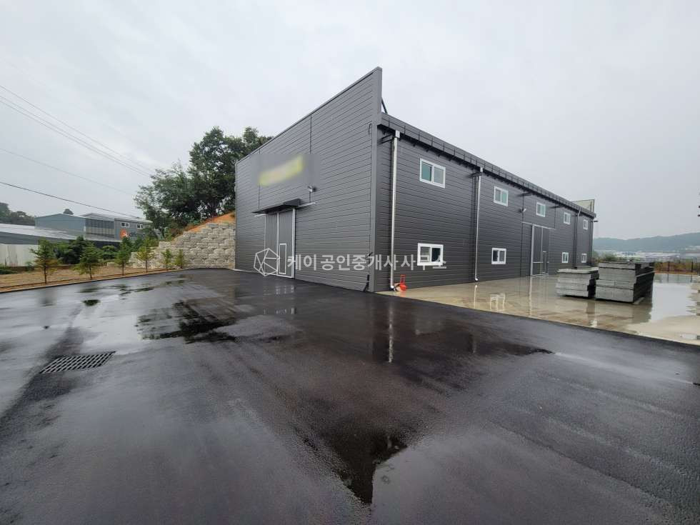 경기 파주시 월롱면 위전리 파주 연 400평 창고, 기둥없는 통건물 200평 2개동, 초대형 단독마당, 40피트 츄레라 회전가능, 월롱ic 2분, 경의중앙선 월롱역 이용가능 월세 매물번호 11326 사진 9