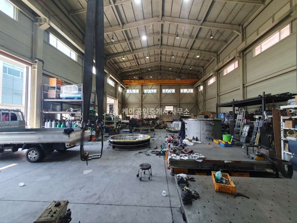 경기 김포시 양촌읍 학운리 학운산단내 공장, 호이스트 10톤,5톤 총2기, 250kw 매매 매물번호 12018 사진 2