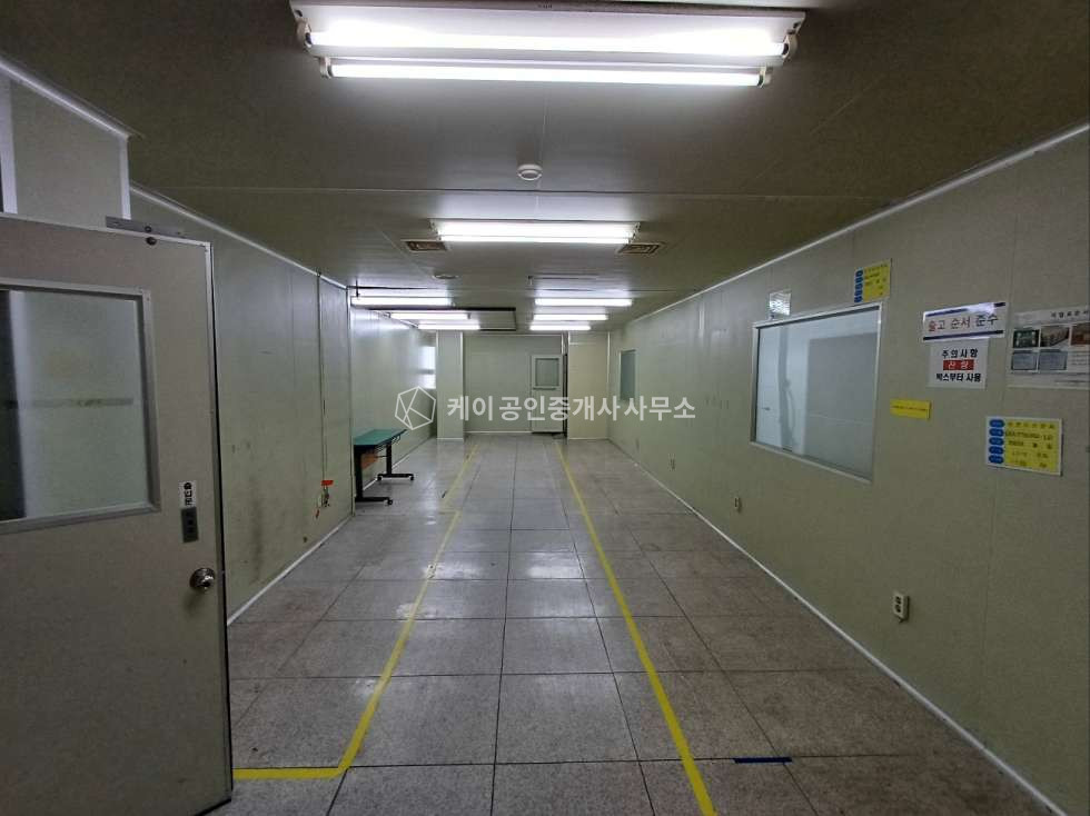 경기 안산단원구 원시동 A동 2,3층 약 1000평 클린룸 제조시설, 넓은 마당, 트레일러 진출입 원활, 저렴한 임대료 월세 매물번호 12052 사진 16