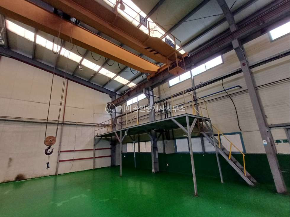 경기 시흥시 정왕동 가동 시화공단 내, 임대면적 200평, 호이스트 5톤 더블, 150kw, 사무실 별도 (20평) 월세 매물번호 12095 사진 4