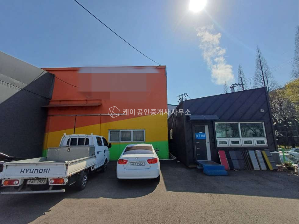 인천 남동구 고잔동 대로변 코너 단독 공장, 대지 589평, 연면적 407평, 광고효과 높음, 단독마당 매매 매물번호 11873 사진 2