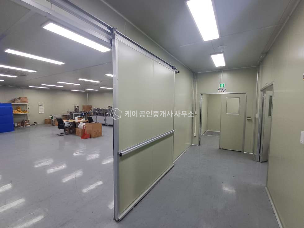 인천 서해구 가좌동 신축급 공장, 1층 134평 임대, 클린룸 설치됨(철거 가능) 월세 매물번호 11790 사진 7