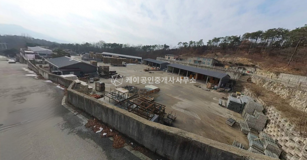 경기 안성시 일죽면 방초리 공장용지 4,179평, 연534평, 넓은 야드, 야적장 등, 단독공장 월세 매물번호 12276 사진 1