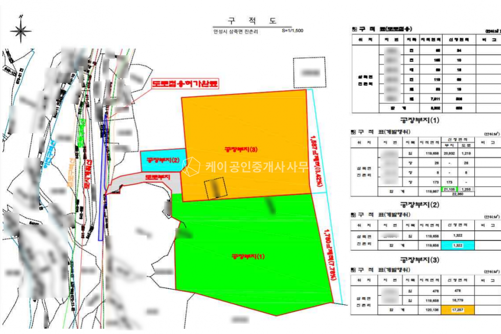 경기 안성시 삼죽면 진촌리 토지 12,500평 / 연면적 14,800평 가능+추가 가설 설치 가능 매매 매물번호 12379 사진 1