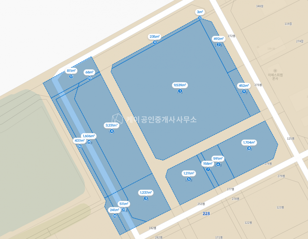 경기 화성만세구 우정읍 호곡리 화성 자원순환시설 부지 매각, 대지 약 9270평, 인허가권 포함 매매 매물번호 12478 사진 2