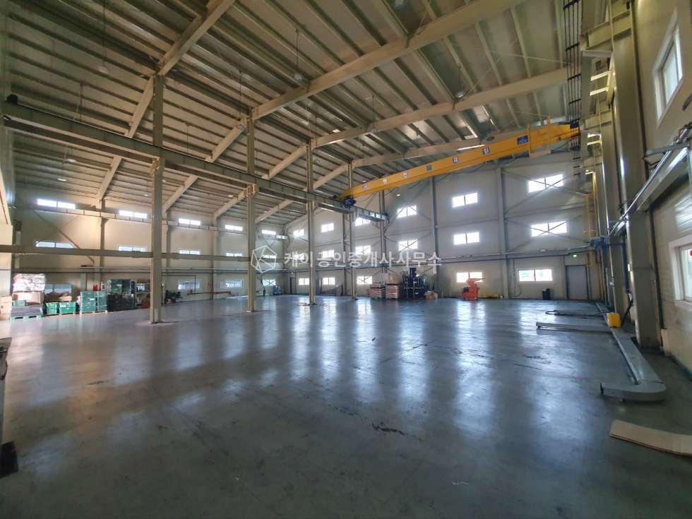 경기 김포시 양촌읍 학운리 단독공장, 1층 242평+2층 60평, 200kw, 호이스트 3톤 월세 매물번호 11939 사진 1