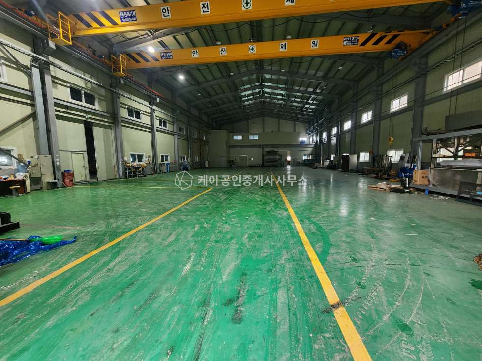 경기 김포시 월곶면 갈산리 대형공장, 40ft 추레라, 600kw, 호이스트 5기, 층고 12.6m, 2차선접 매매 매물번호 12668 사진 2