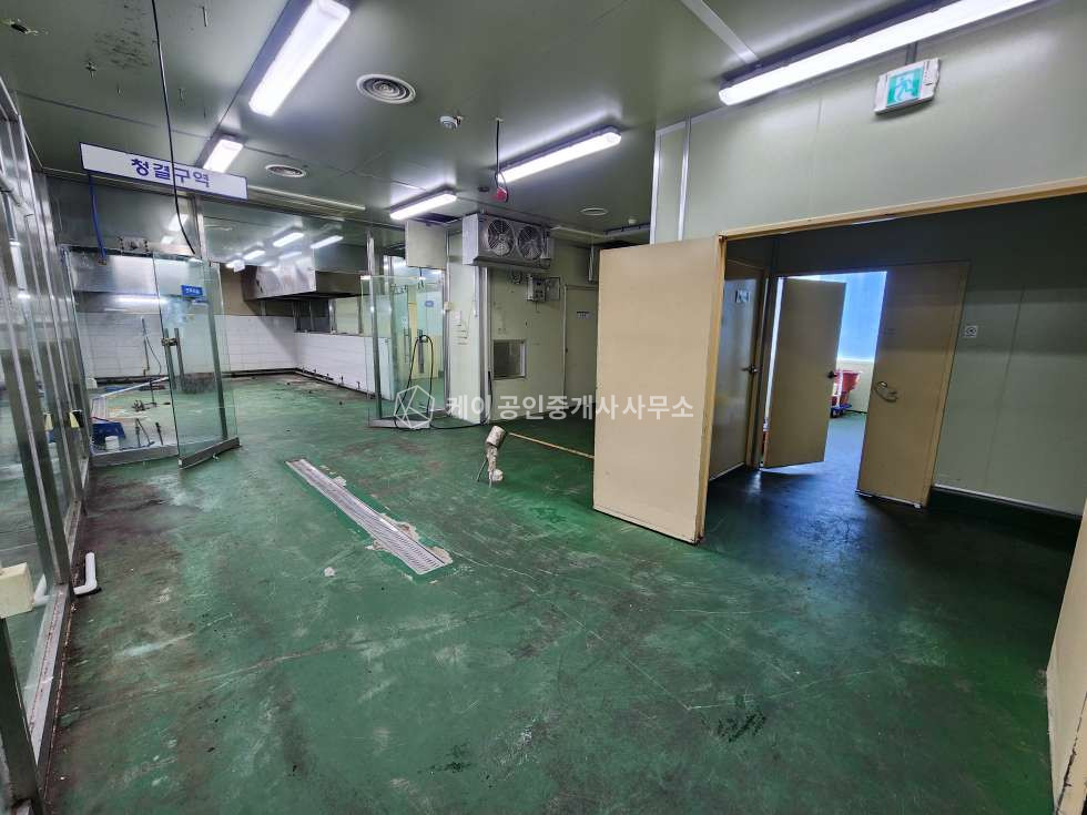 인천 부평구 청천동 식품공장, 해썹인증, 도시가스, 상수도, 오폐수 직관, 냉동,냉장, 트렌치 시설 등 월세 매물번호 13063 사진 14