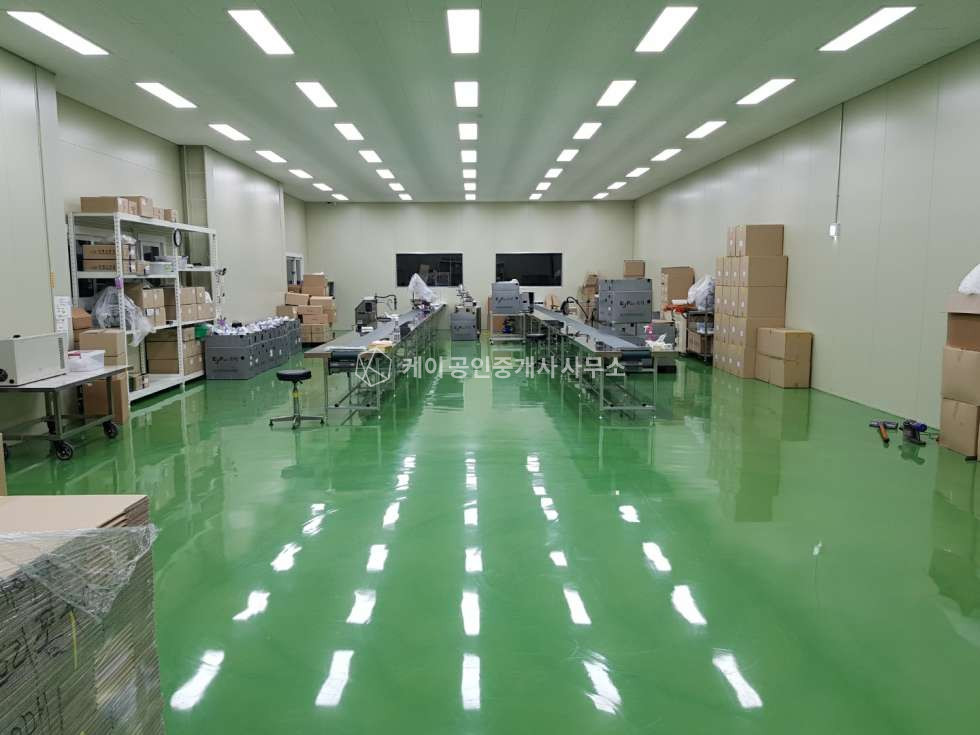 인천 남동구 고잔동 화장품, 식품제조 공장, 신축 리모델링(21년), 대지 427p, 연면적 829p,단독마당 매매 매물번호 12207 사진 14